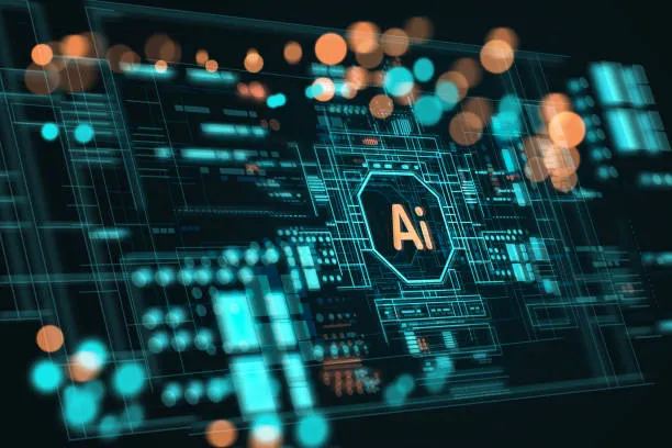 Абстрактная иллюстрация AI